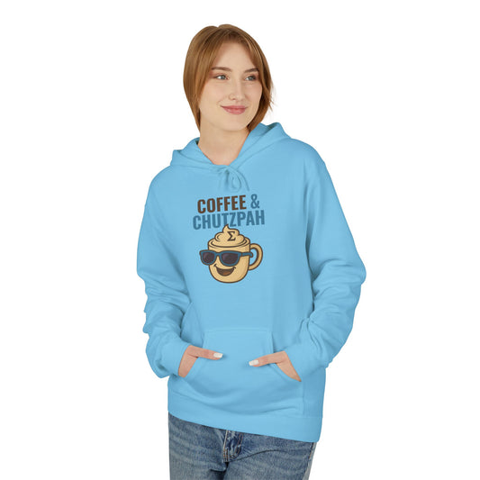 Coffee & Chutzpah Hoodie — Funny Chillwear for Bold Minds | Sigma Selections