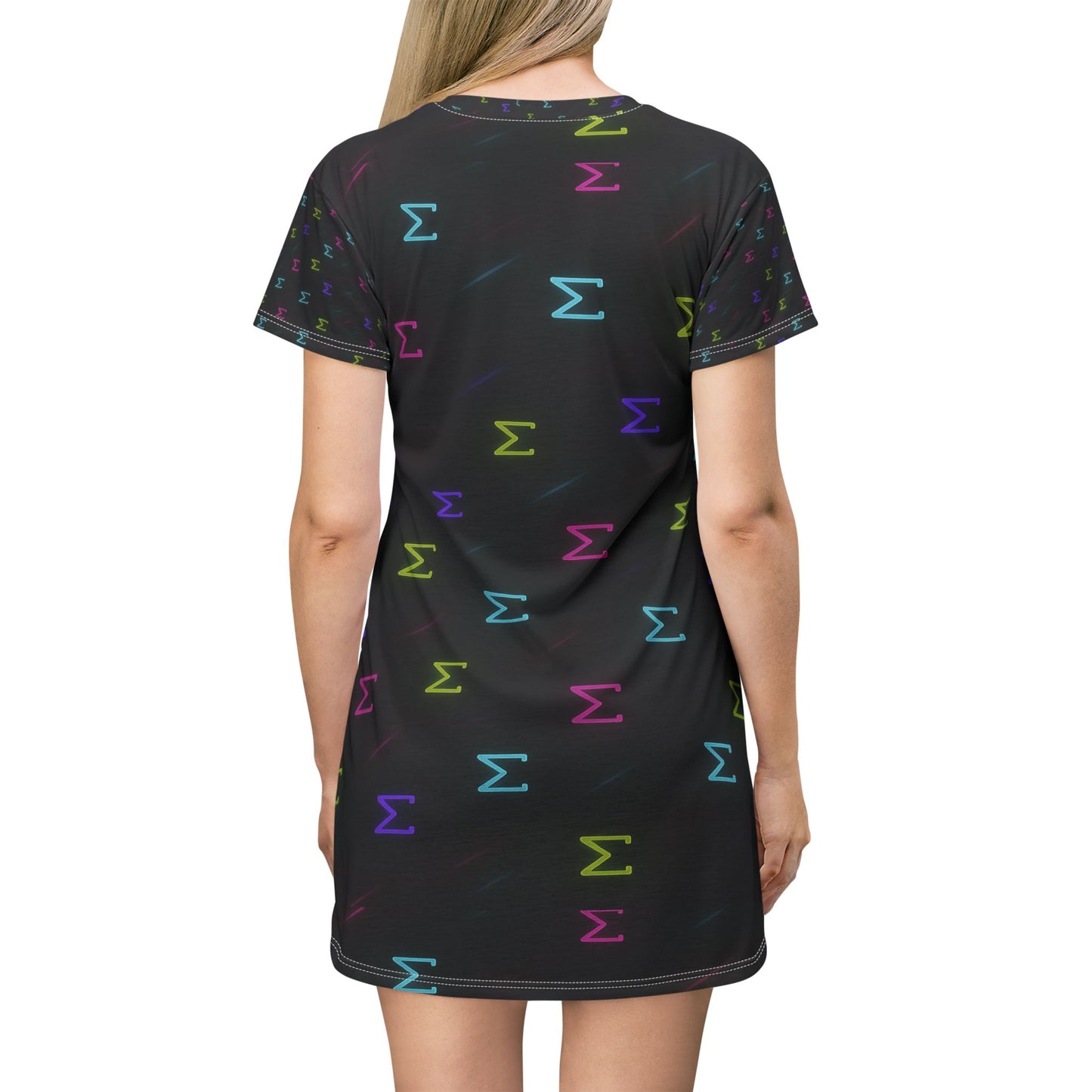 Sigma Nocturne T-Shirt Dress | Midnight Edition