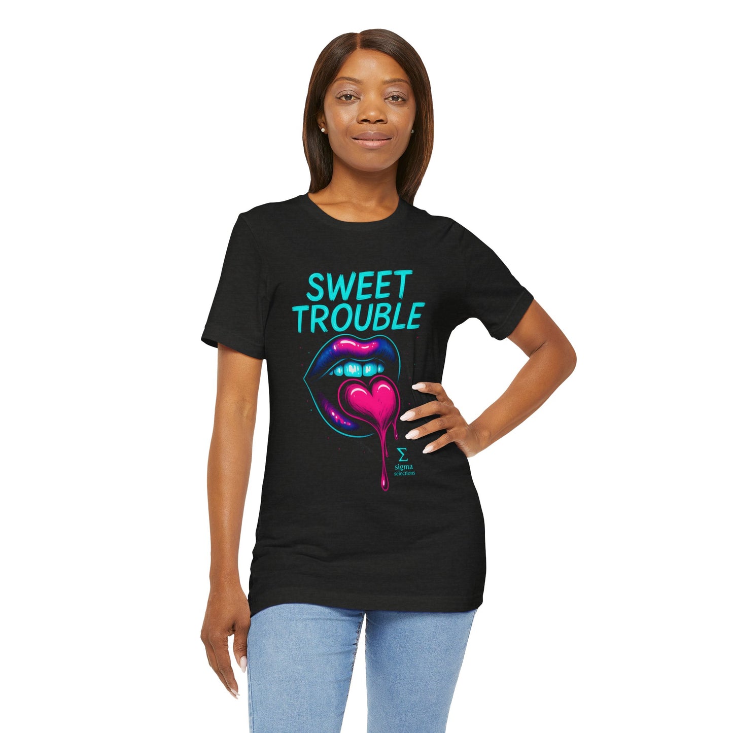 Sweet Trouble | Neon Glow Unisex Tee (Σ Sigma Reserve Edition)