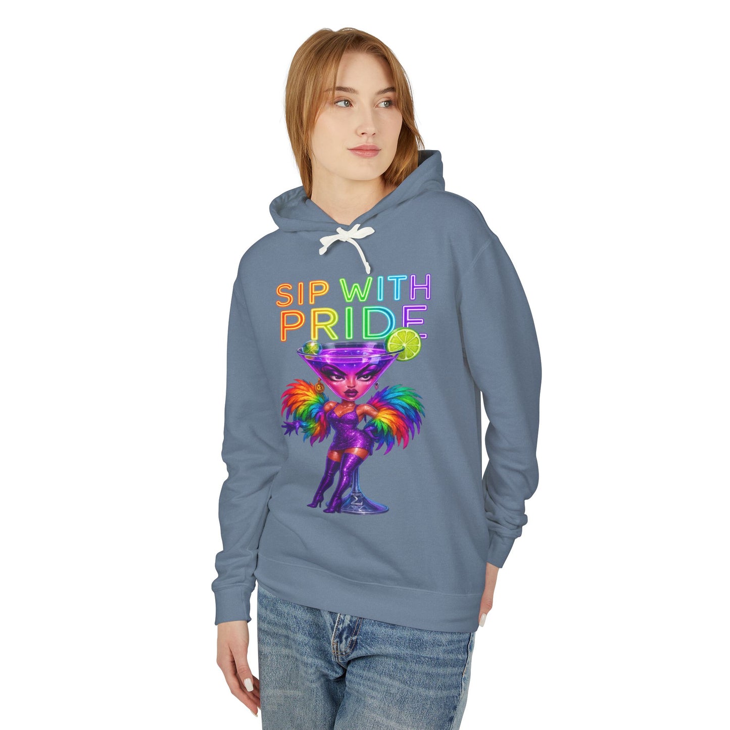 Sip With Pride | Neon Diva Hoodie