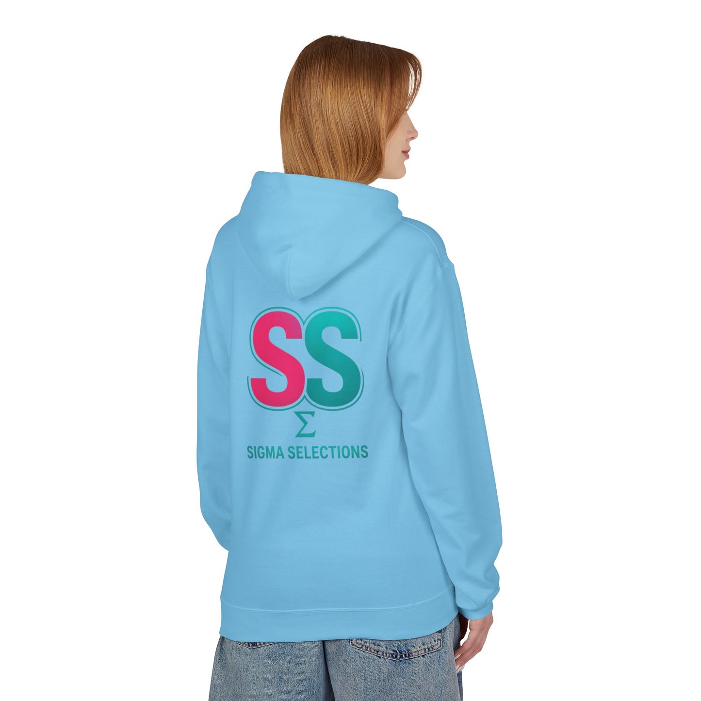 Girl Boss Hoodie  Sigma Selections Σ Neon Streetwear Edition (Gildan SF500)