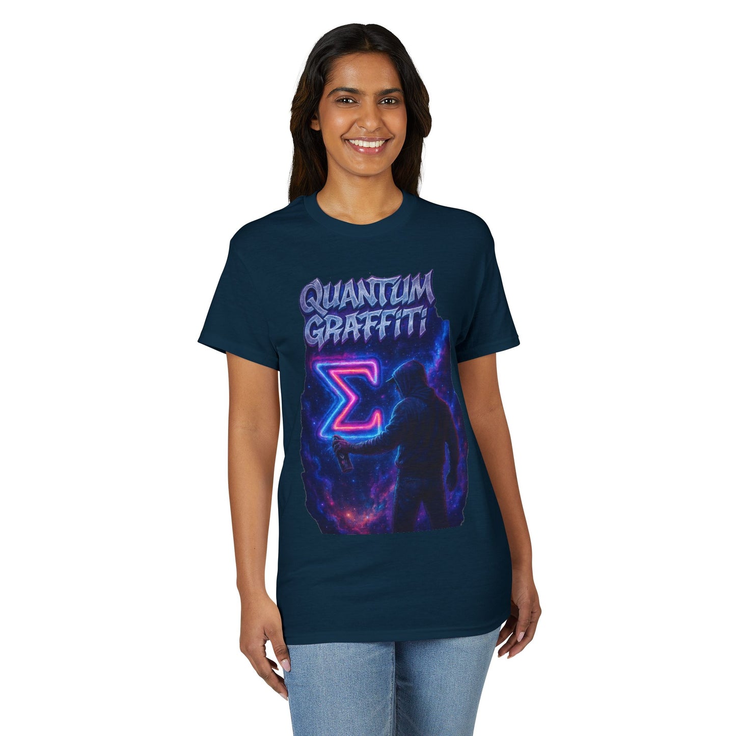 Quantum Graffiti Tee | Art Meets Frequency