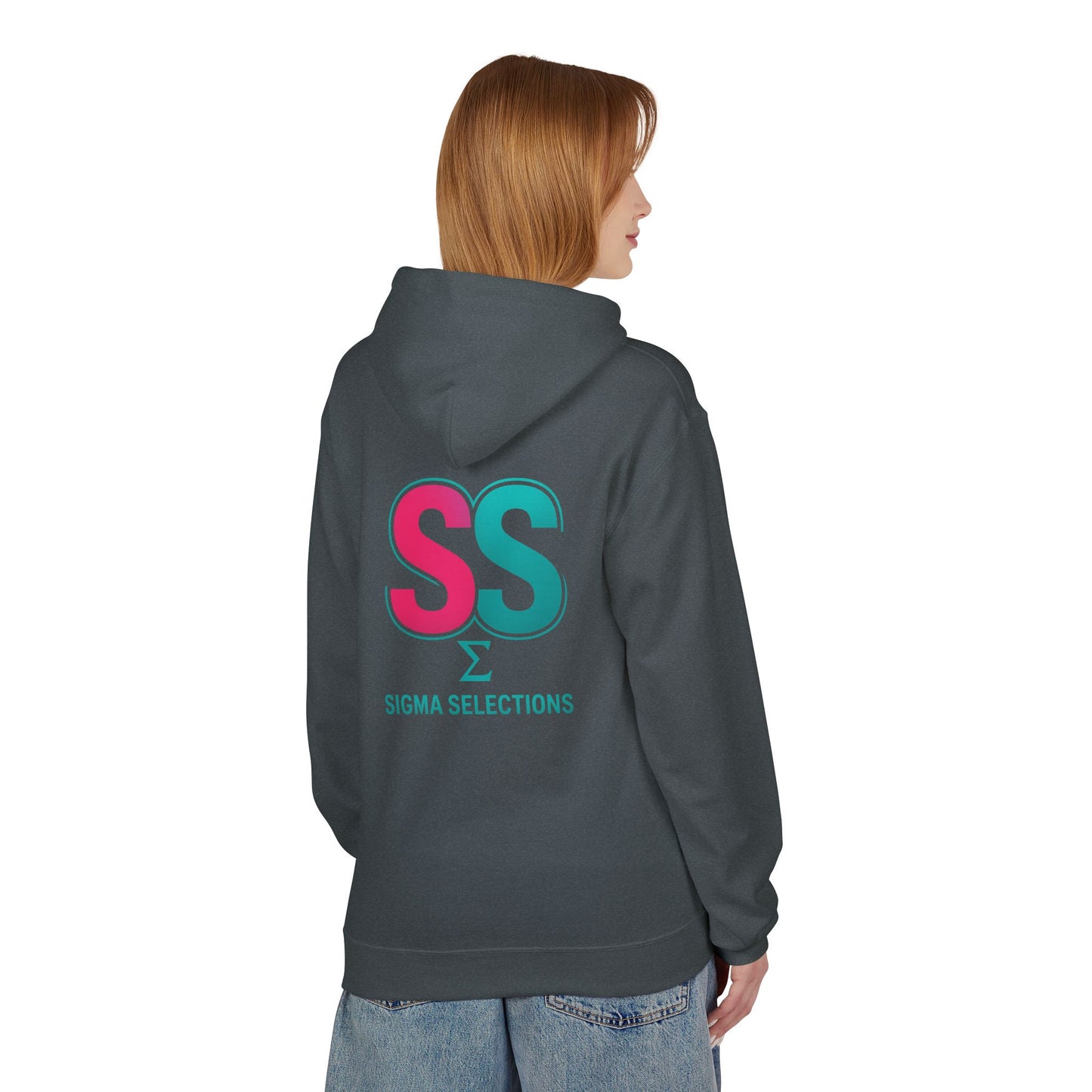 Girl Boss Hoodie  Sigma Selections Σ Neon Streetwear Edition (Gildan SF500)