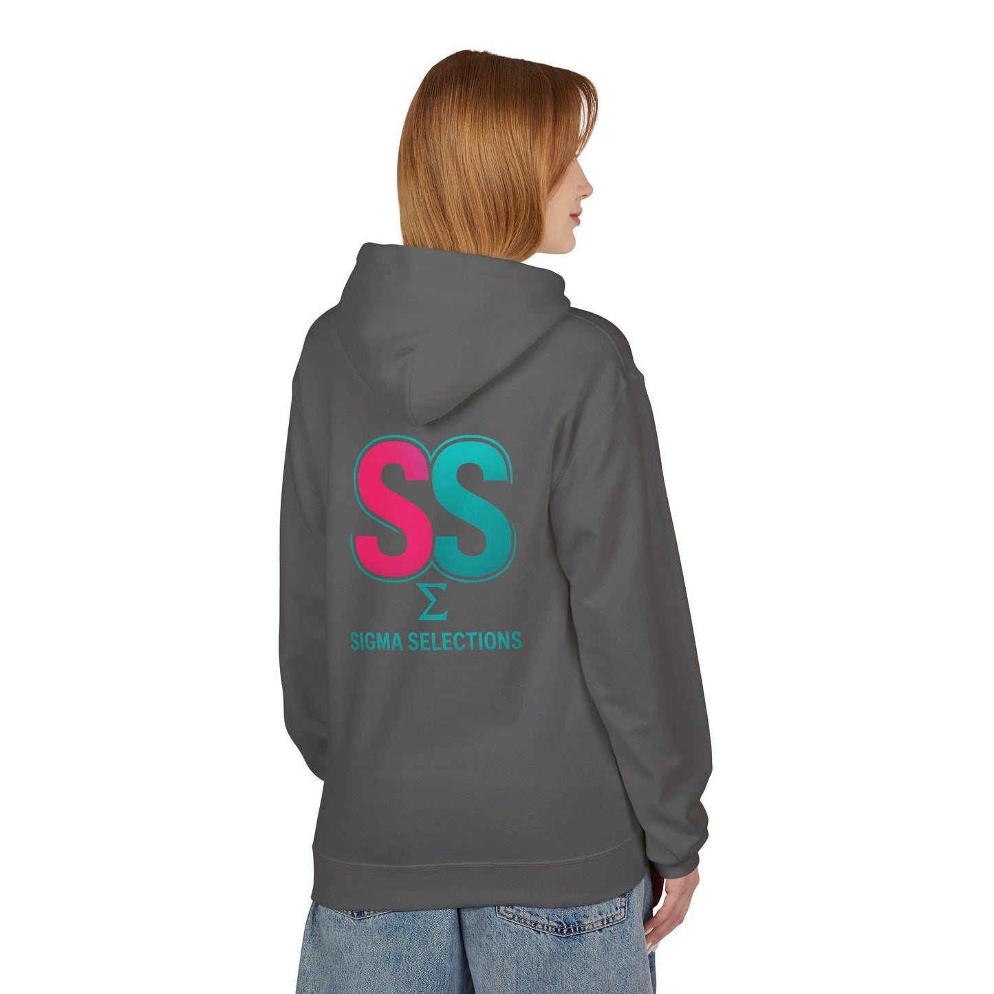 Girl Boss Hoodie  Sigma Selections Σ Neon Streetwear Edition (Gildan SF500)