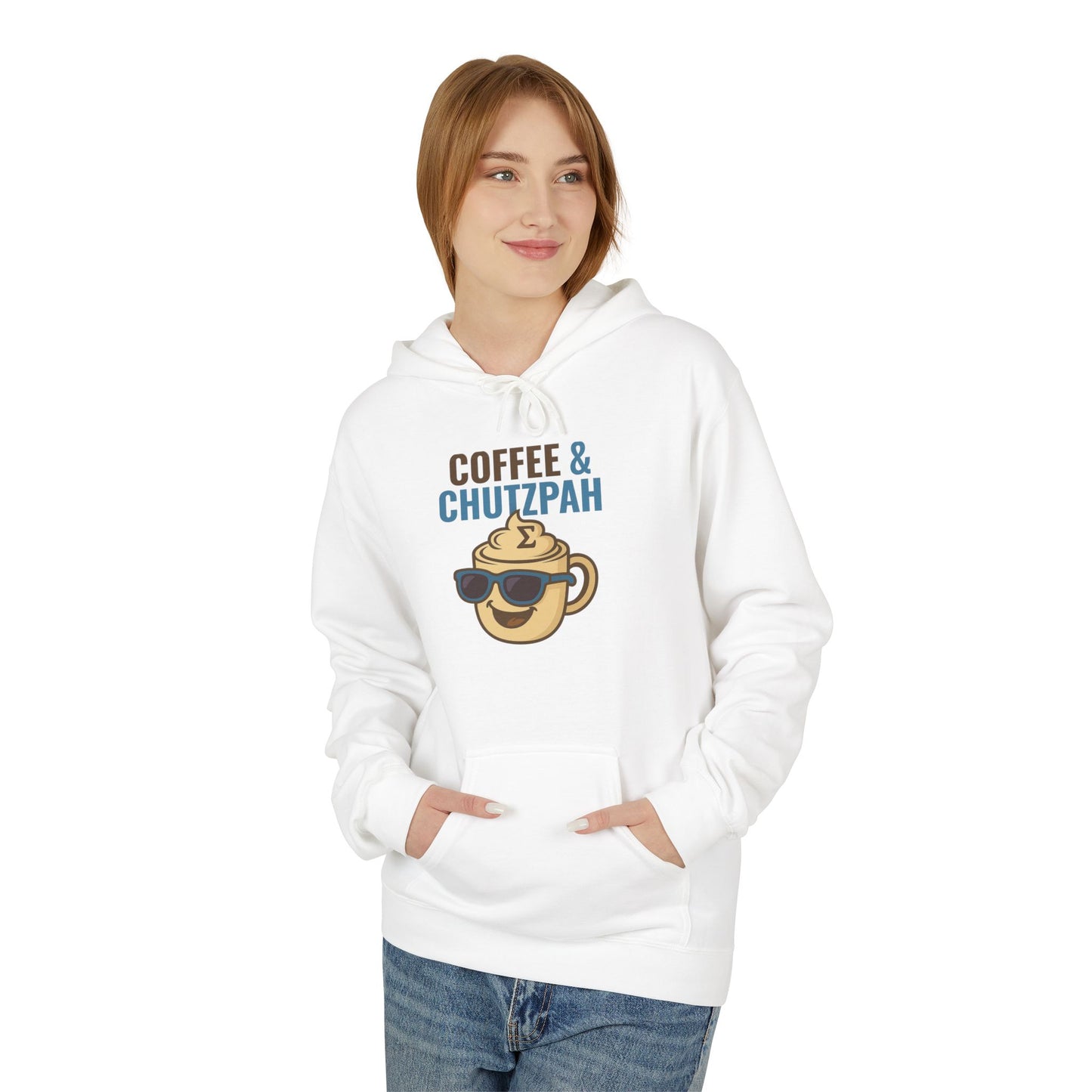 Coffee & Chutzpah Hoodie — Funny Chillwear for Bold Minds | Sigma Selections