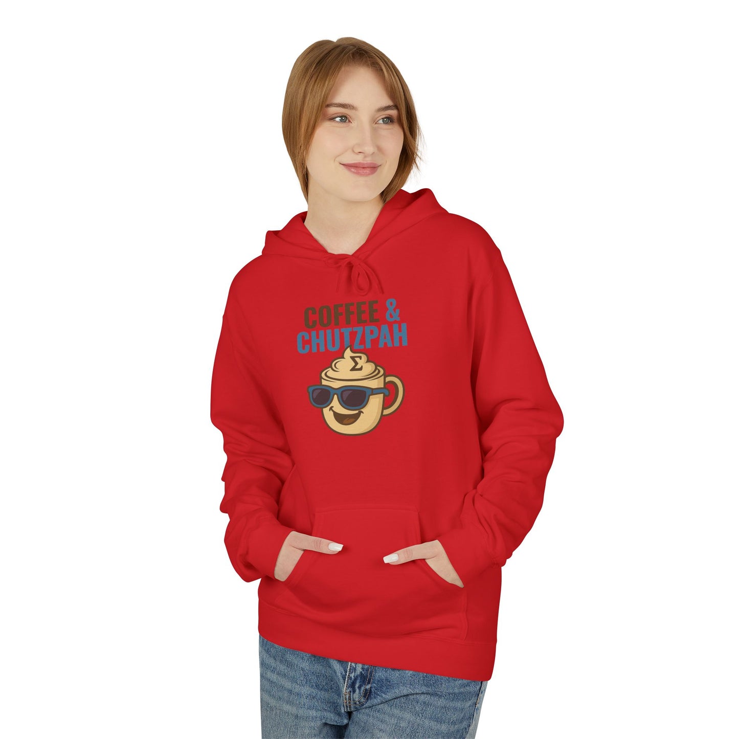 Coffee & Chutzpah Hoodie — Funny Chillwear for Bold Minds | Sigma Selections