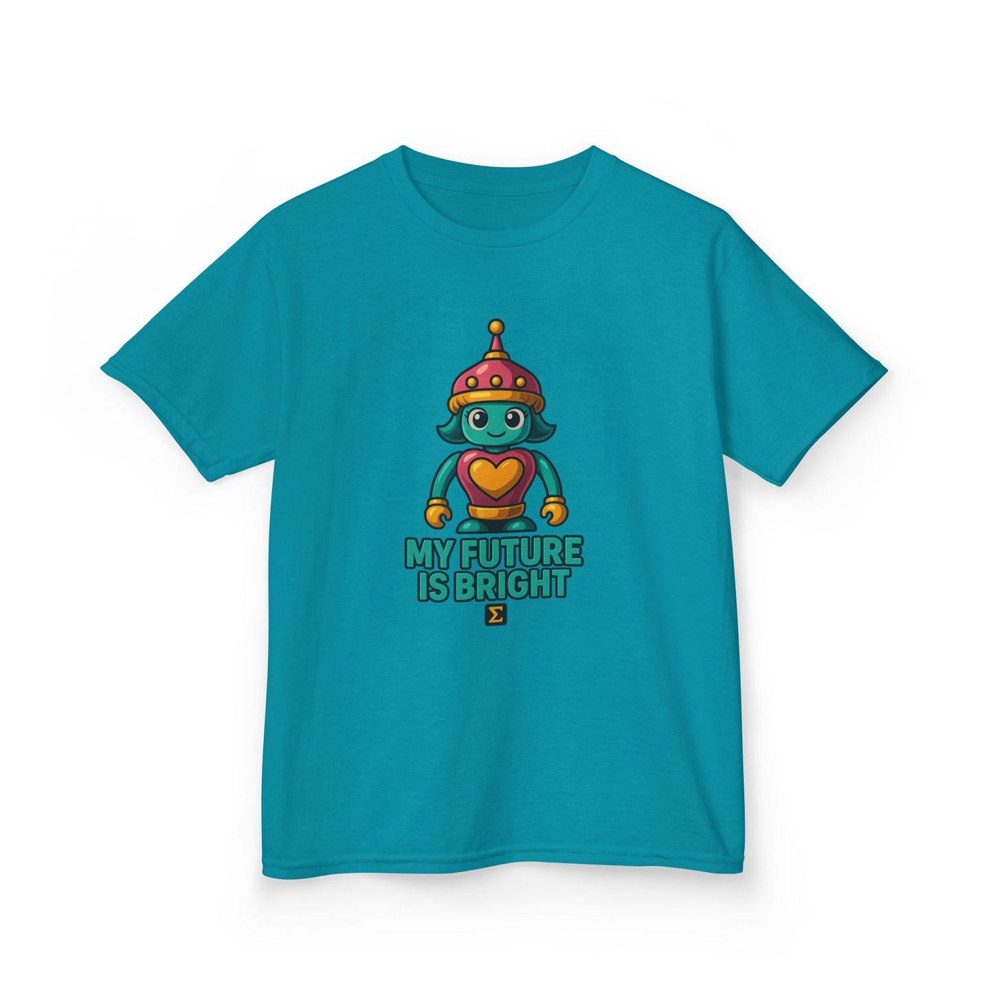 Sigma Kids Girl Bot Tee | My Future Is Bright | Σ