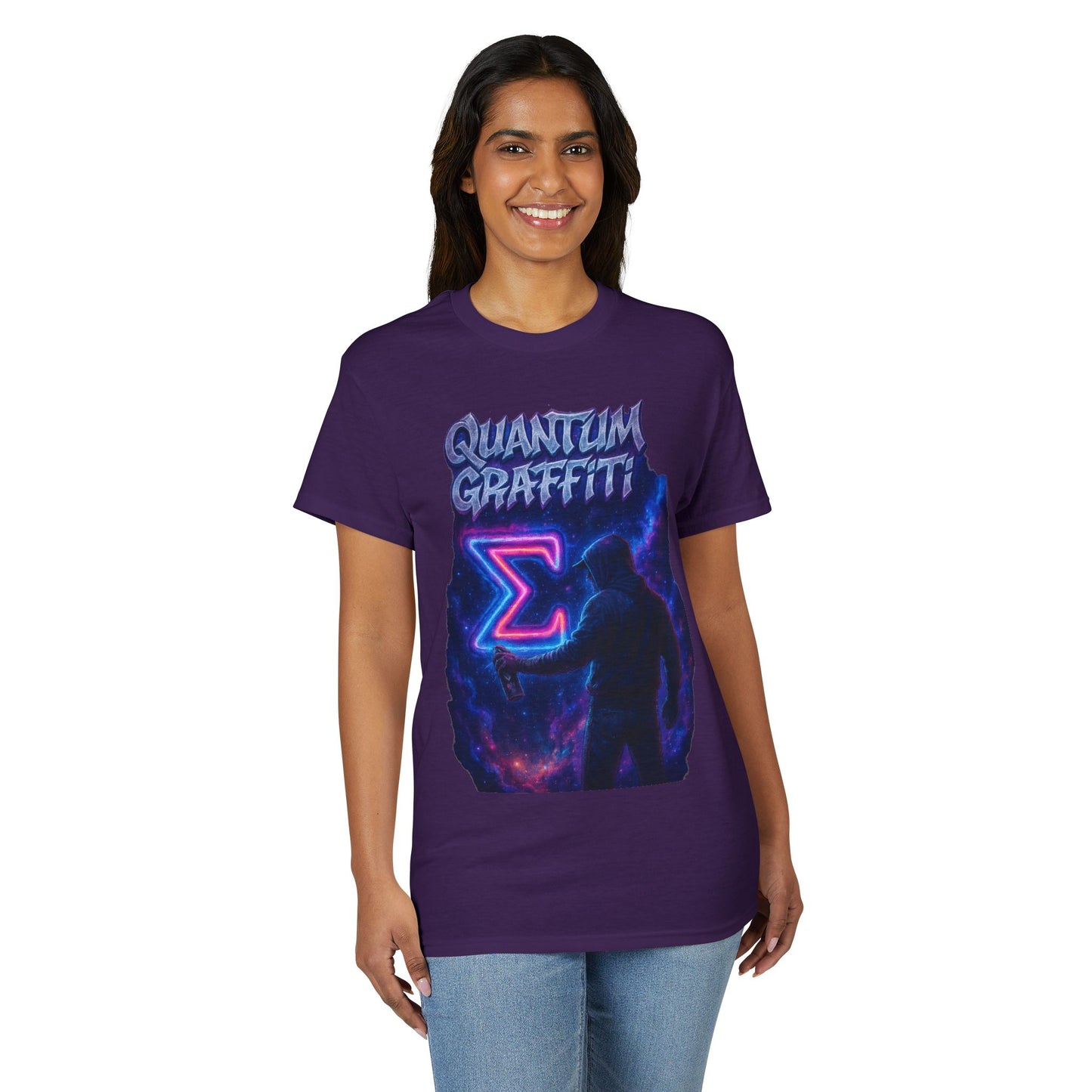 Quantum Graffiti Tee | Art Meets Frequency