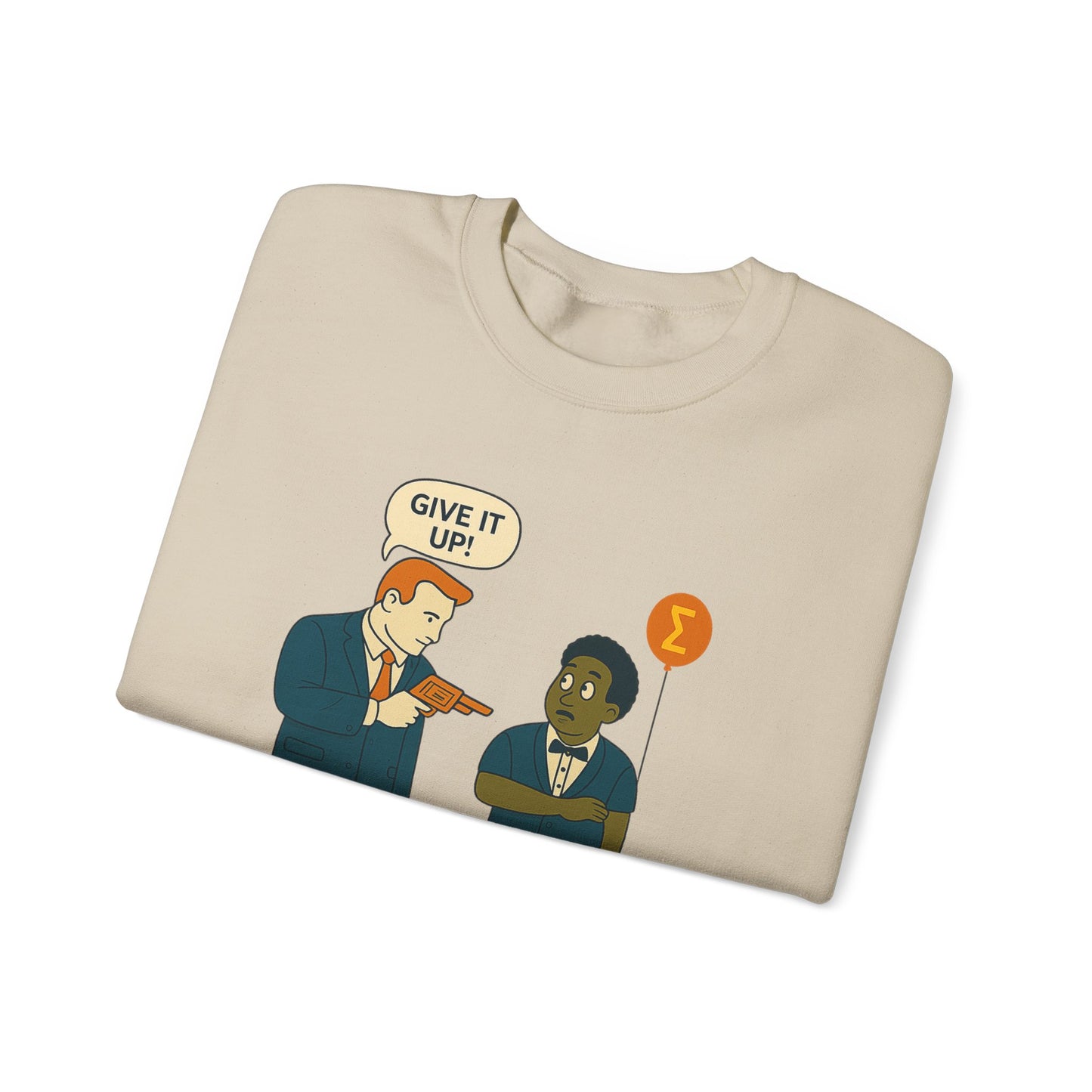 “High End Robbery” Crewneck | Quiet Power, Loud Message