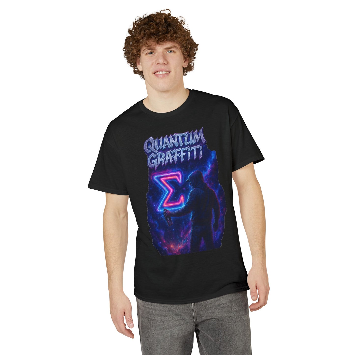 Quantum Graffiti Tee | Art Meets Frequency