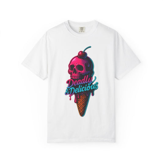 Deadly & Delicious Neon Skull Tee – Sigma Selections Limited