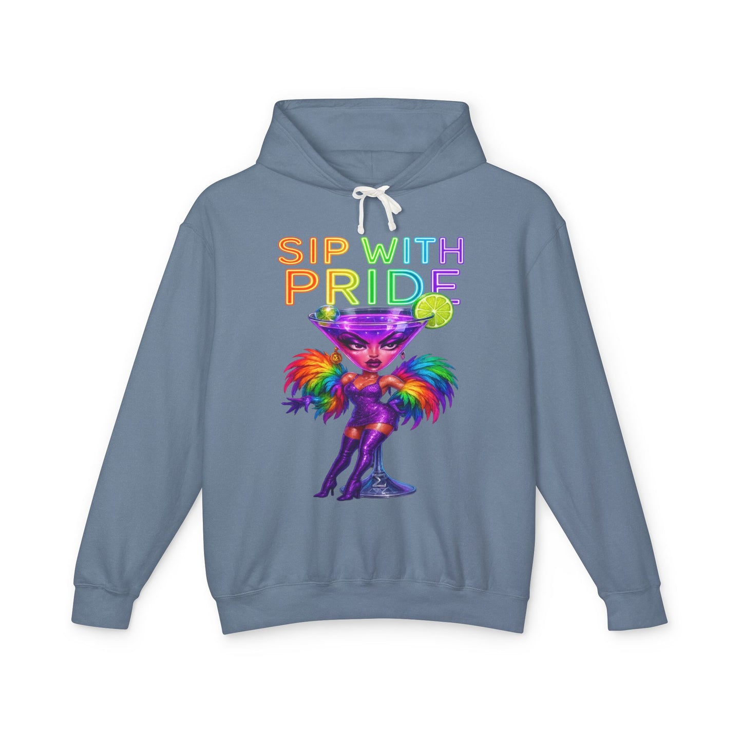 Sip With Pride | Neon Diva Hoodie