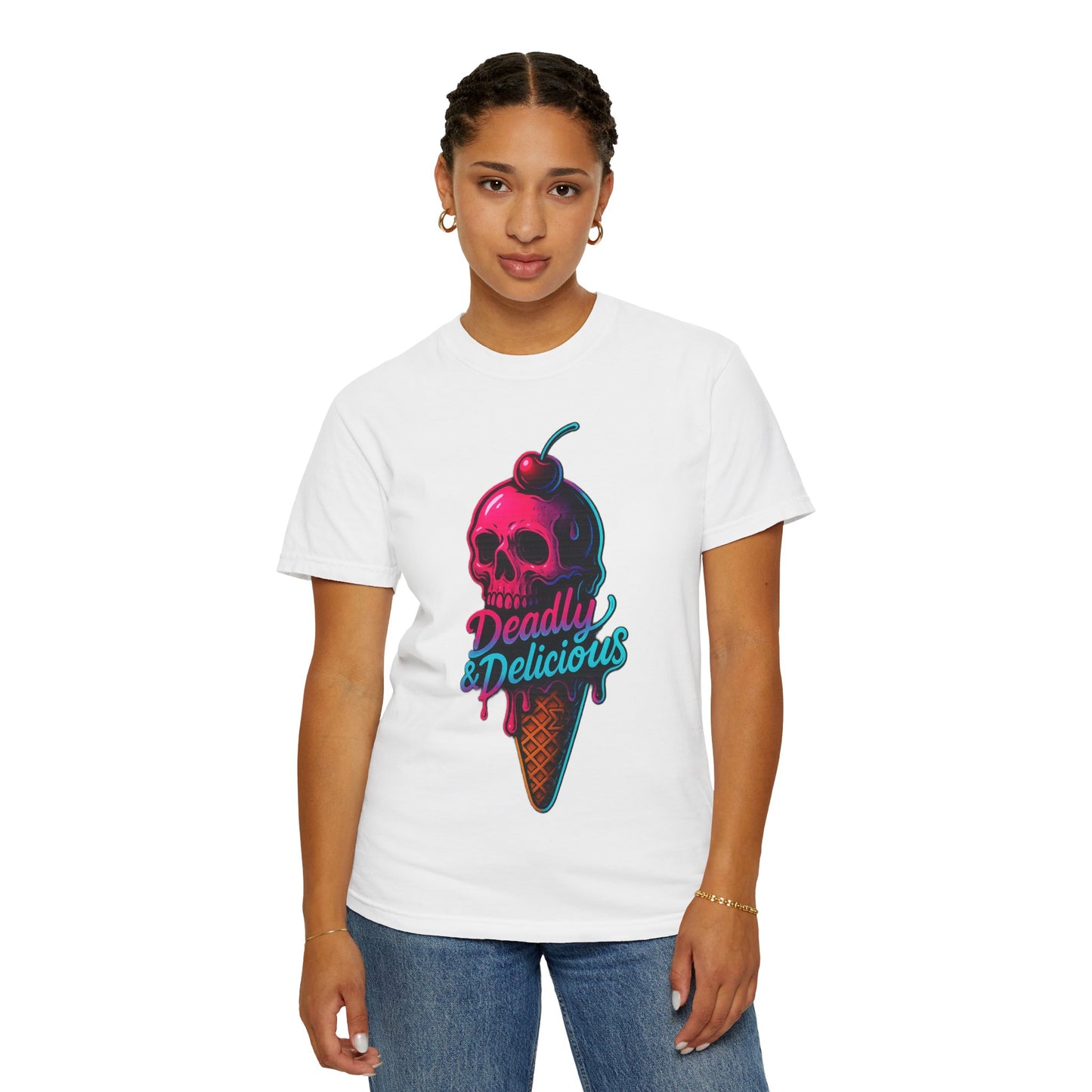 Deadly & Delicious Neon Skull Tee – Sigma Selections Limited