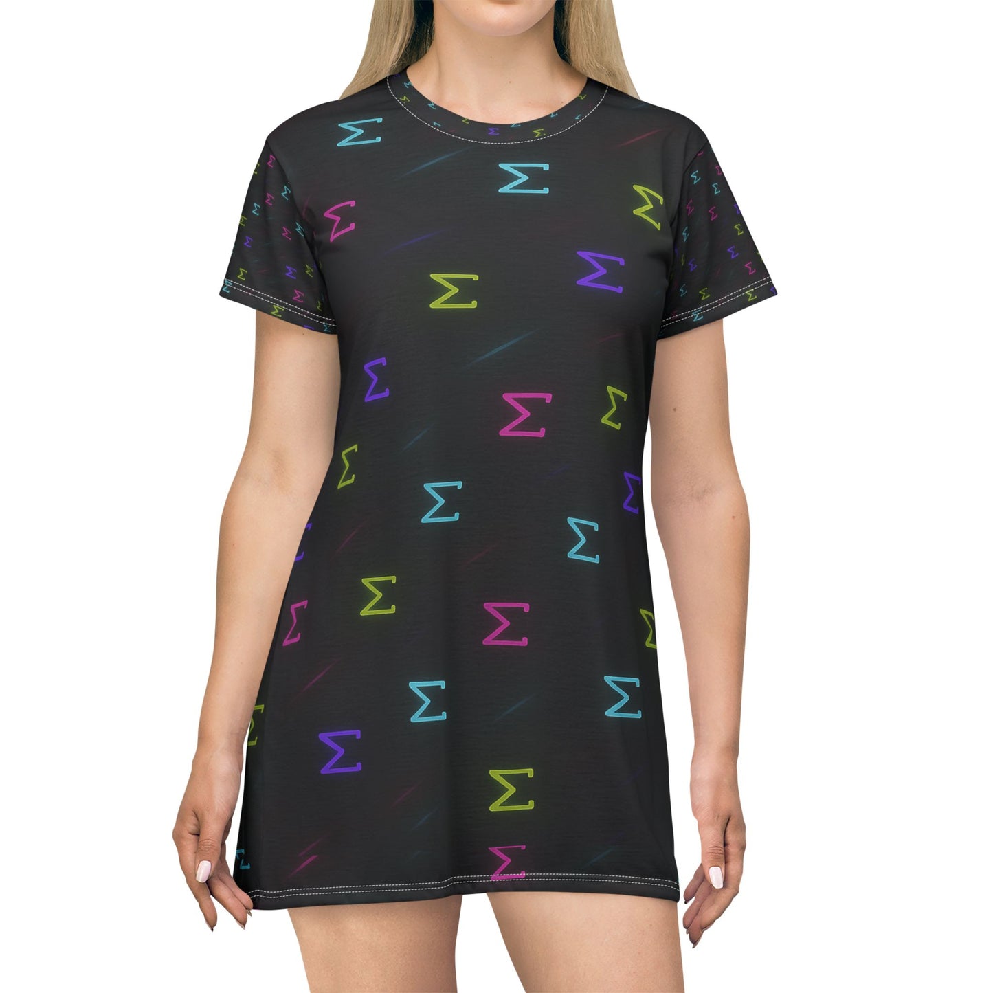 Sigma Nocturne T-Shirt Dress | Midnight Edition