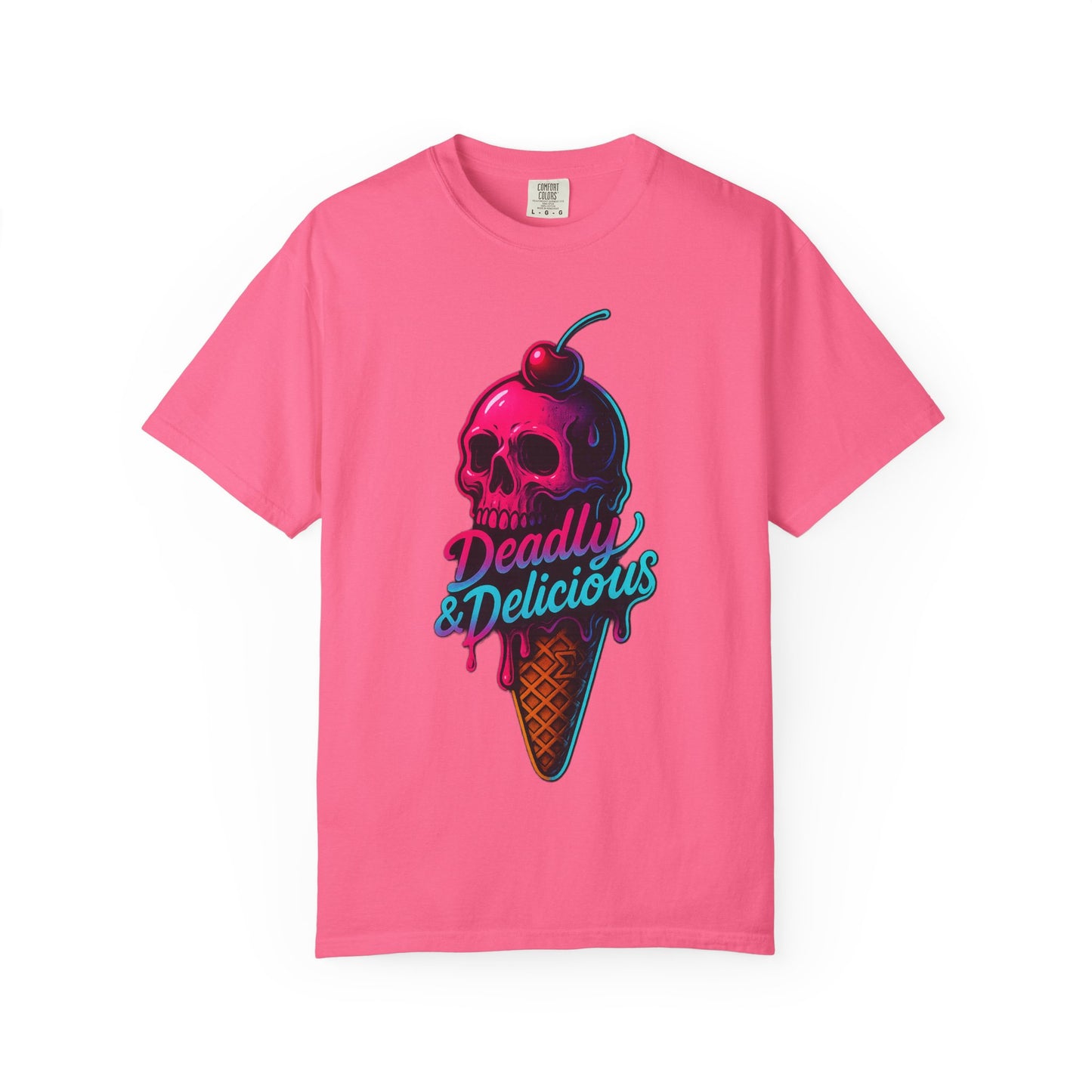 Deadly & Delicious Neon Skull Tee – Sigma Selections Limited