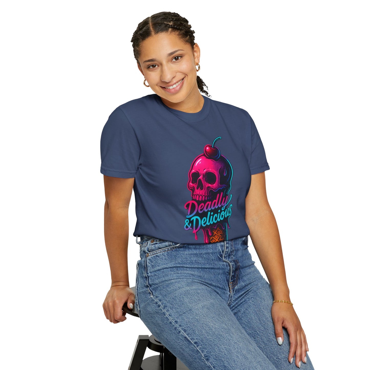 Deadly & Delicious Neon Skull Tee – Sigma Selections Limited
