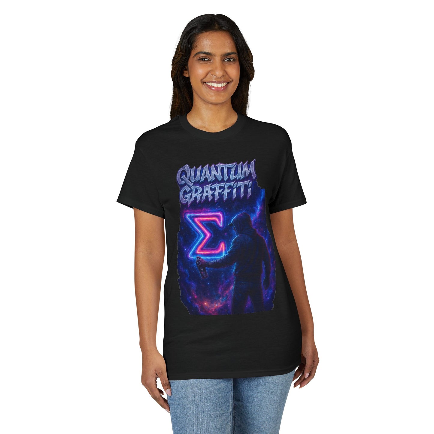 Quantum Graffiti Tee | Art Meets Frequency