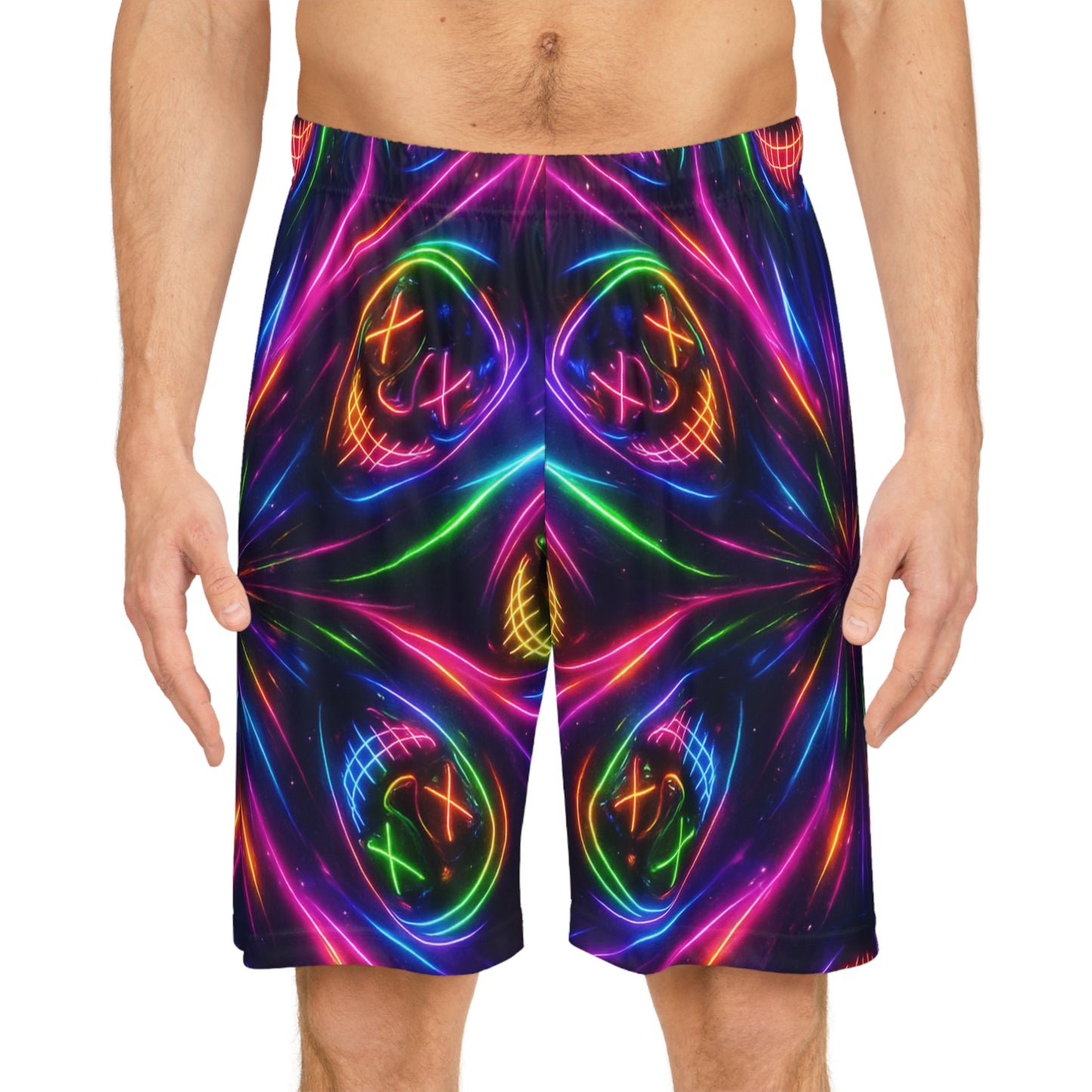 Neon Riot Mesh Shorts