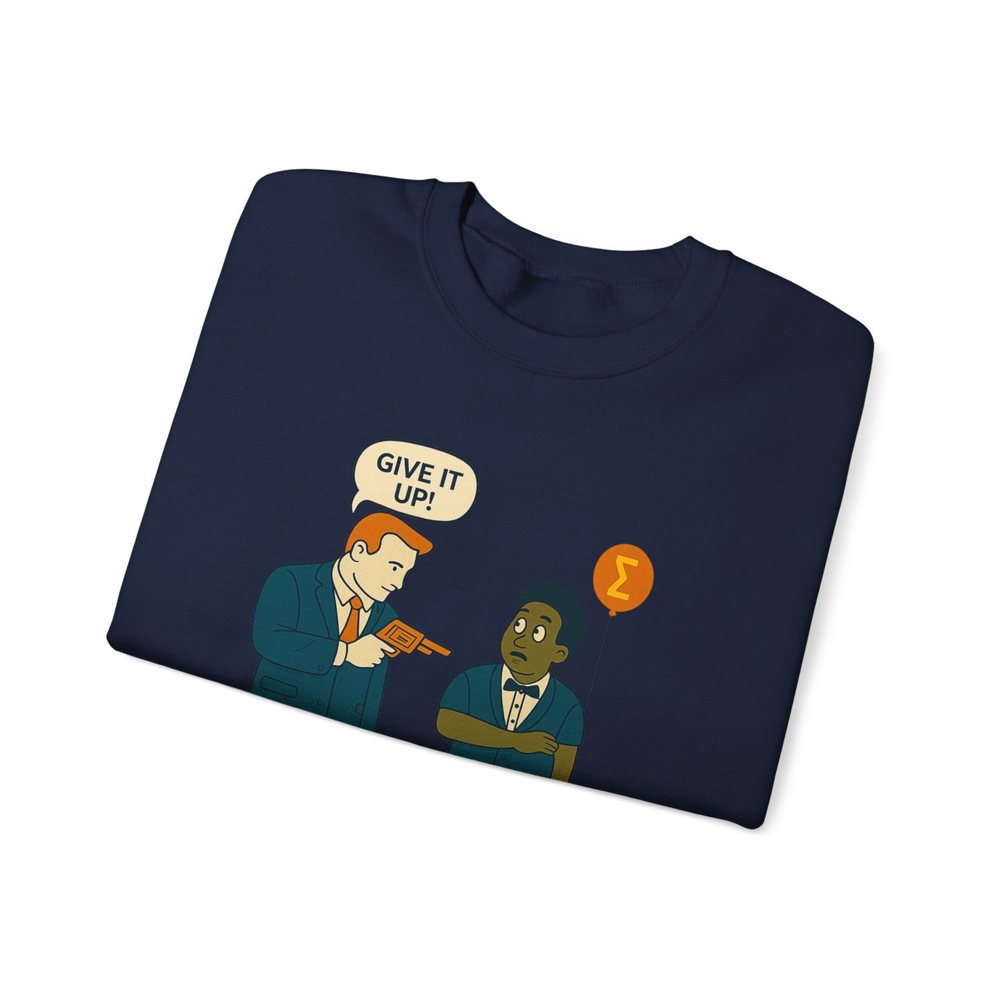 “High End Robbery” Crewneck | Quiet Power, Loud Message