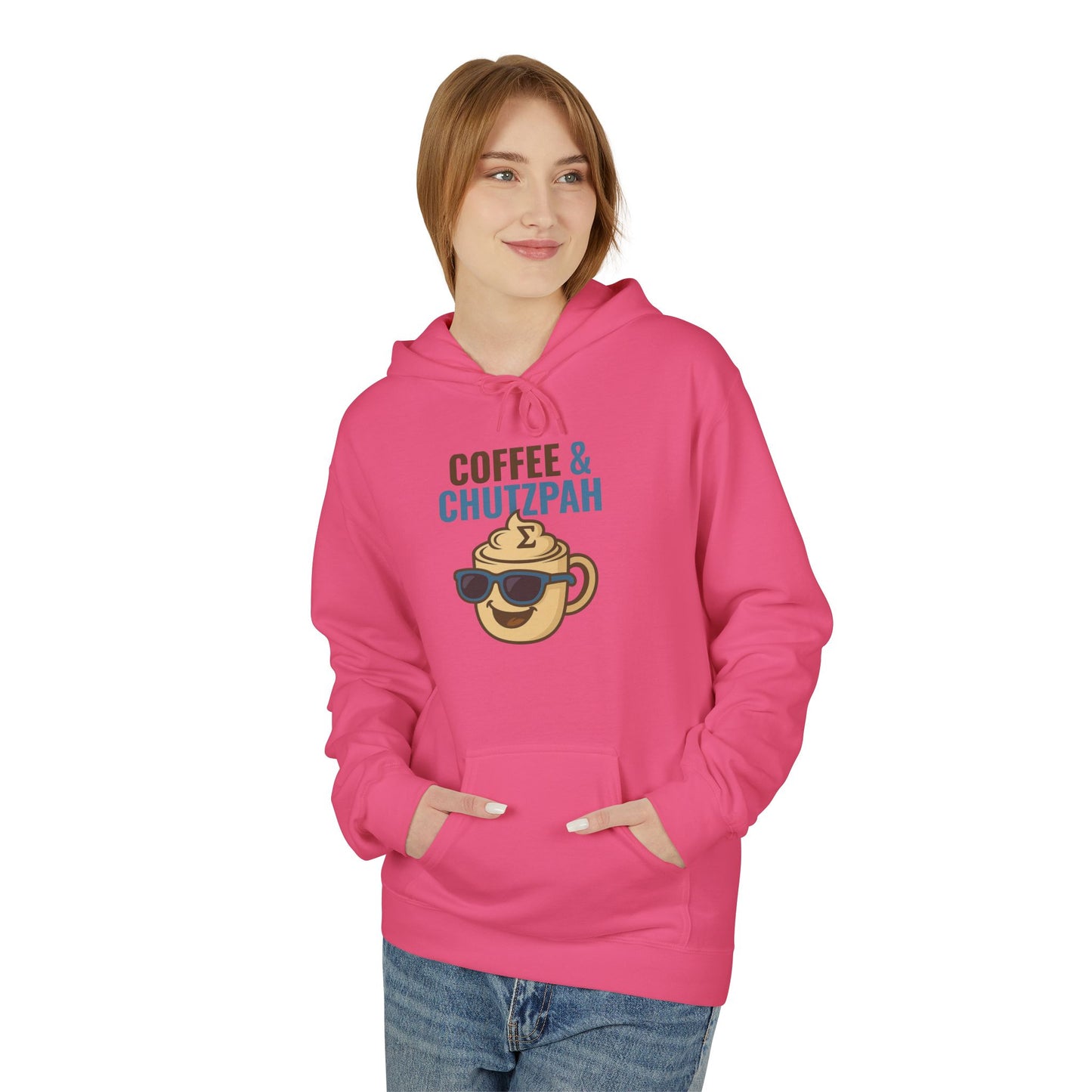 Coffee & Chutzpah Hoodie — Funny Chillwear for Bold Minds | Sigma Selections