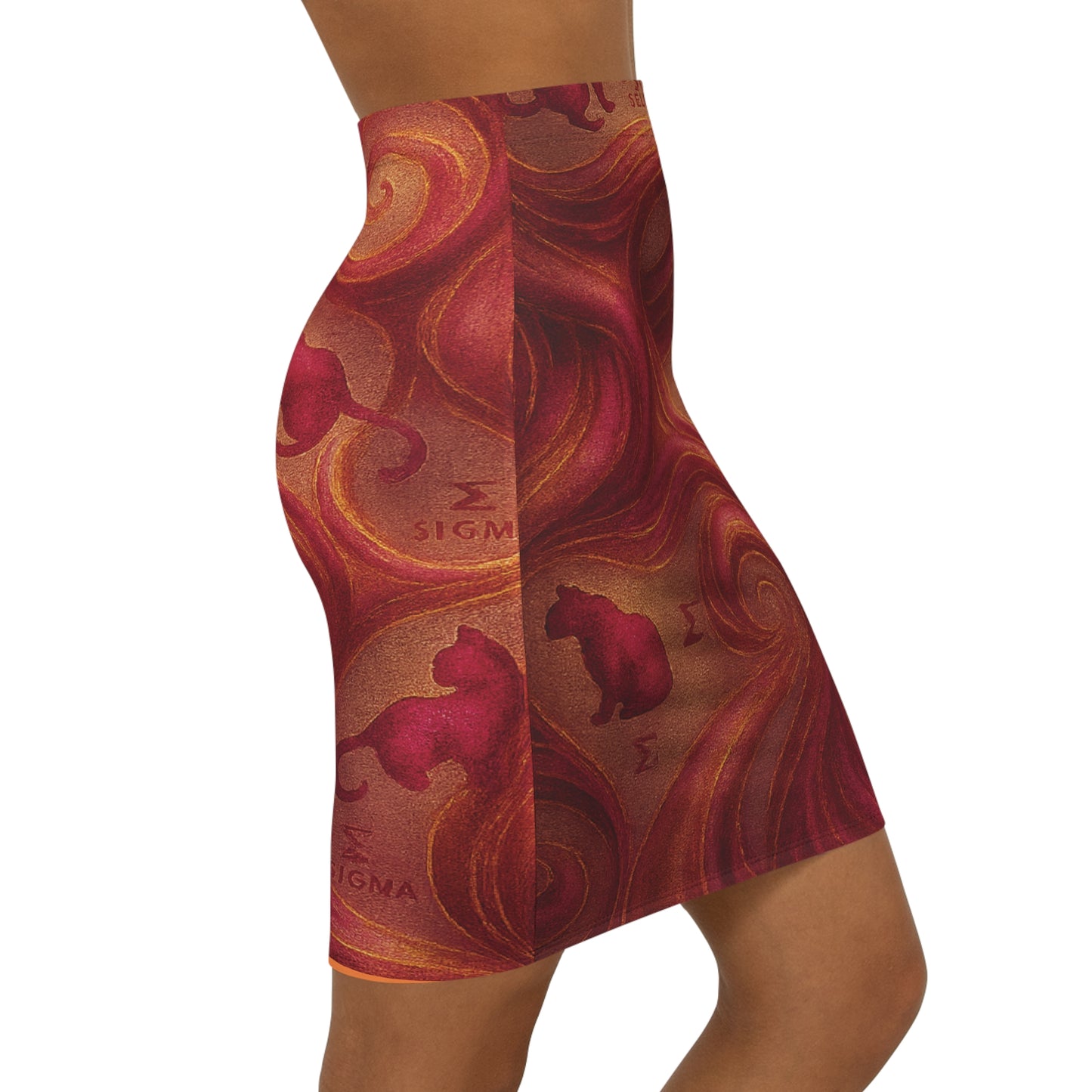 Velvet Inferno Σ Golden Panther Skirt