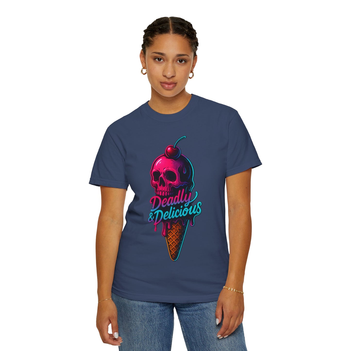 Deadly & Delicious Neon Skull Tee – Sigma Selections Limited