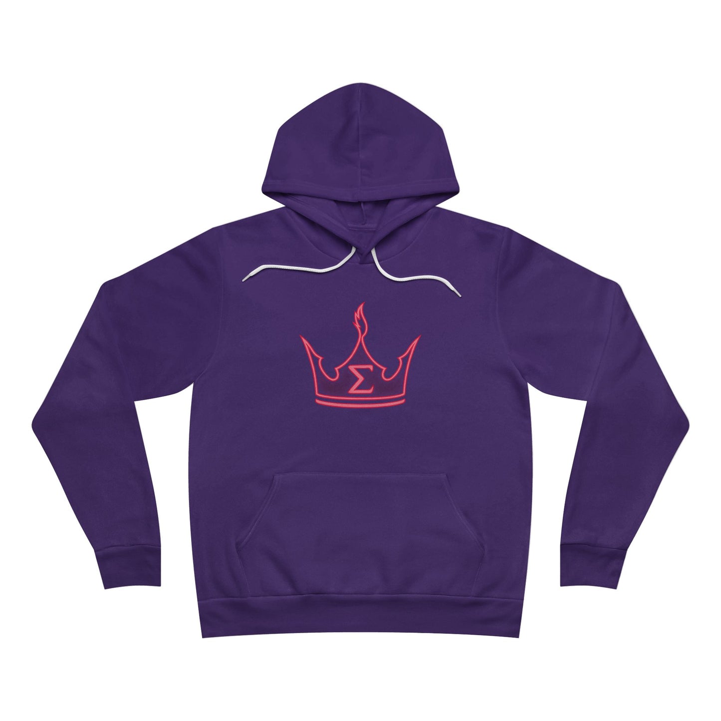 Pirate Chaos Neon Hoodie – Σ Crown Edition (Front & Back Glow Graphic)