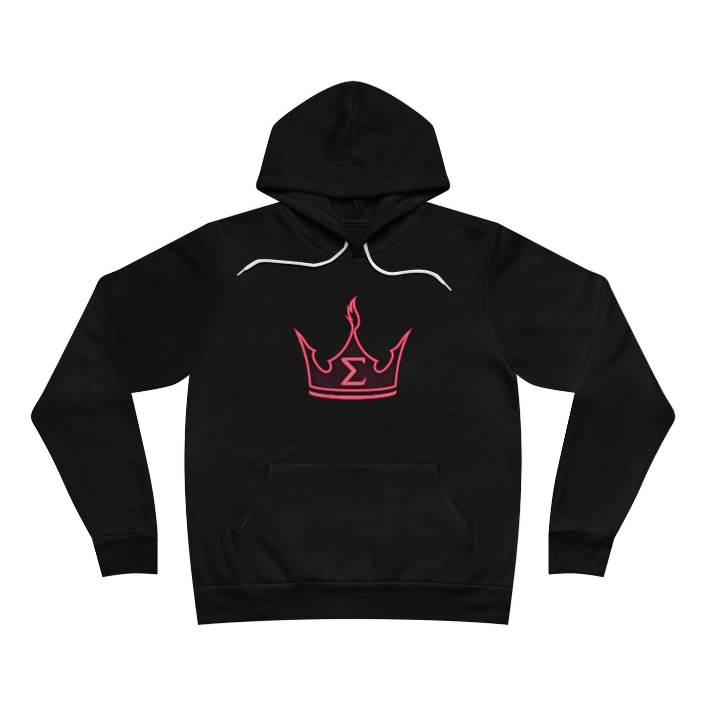Pirate Chaos Neon Hoodie – Σ Crown Edition (Front & Back Glow Graphic)