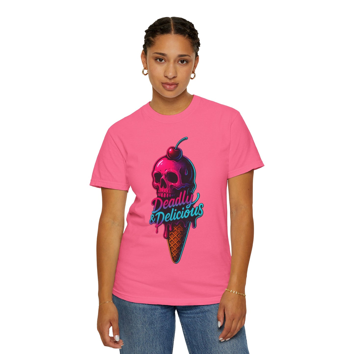 Deadly & Delicious Neon Skull Tee – Sigma Selections Limited