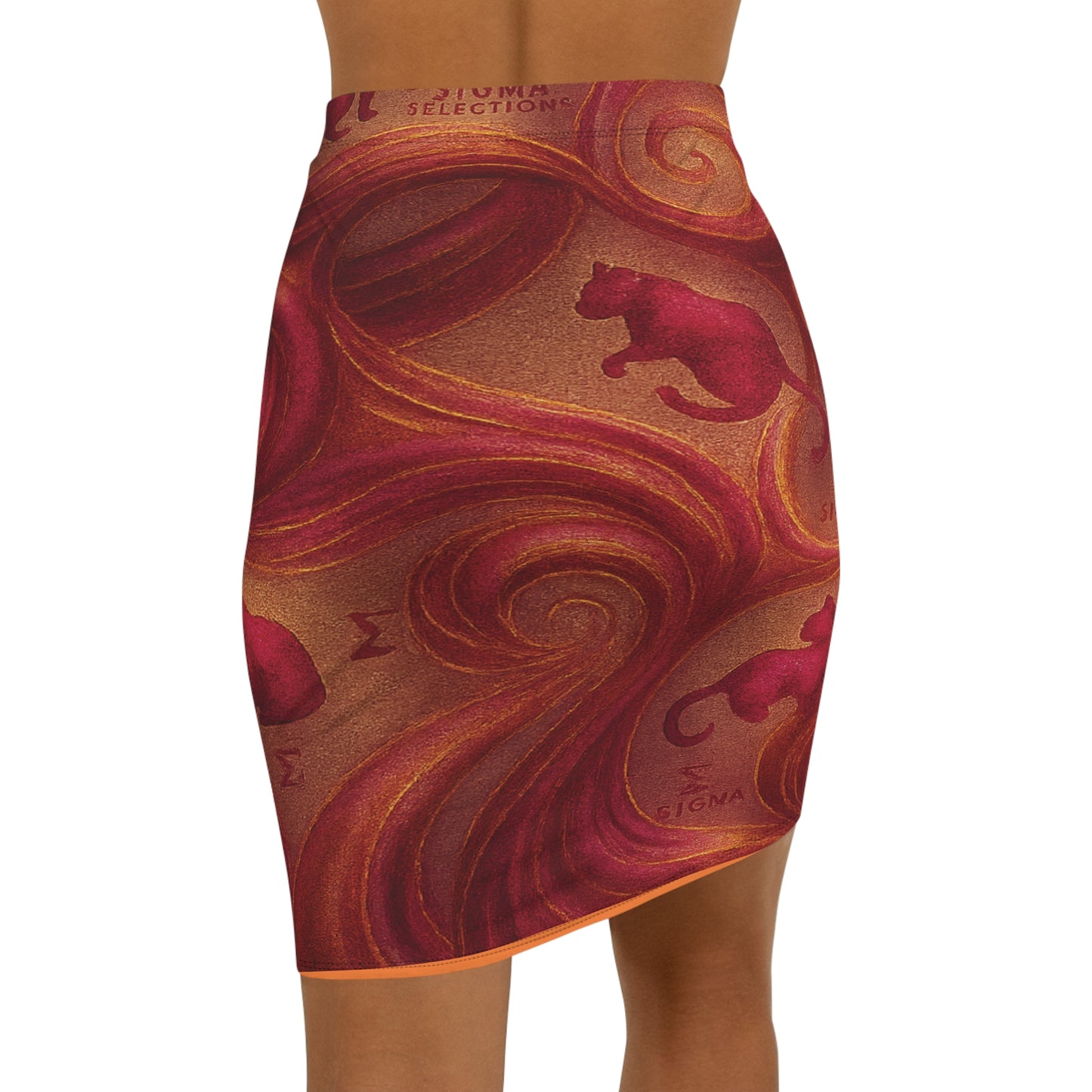 Velvet Inferno Σ Golden Panther Skirt