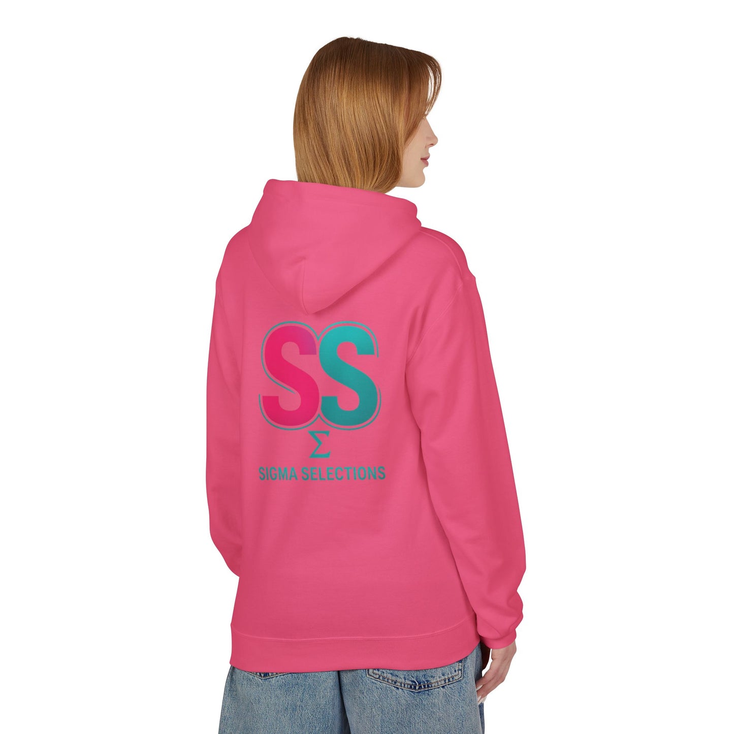 Girl Boss Hoodie  Sigma Selections Σ Neon Streetwear Edition (Gildan SF500)