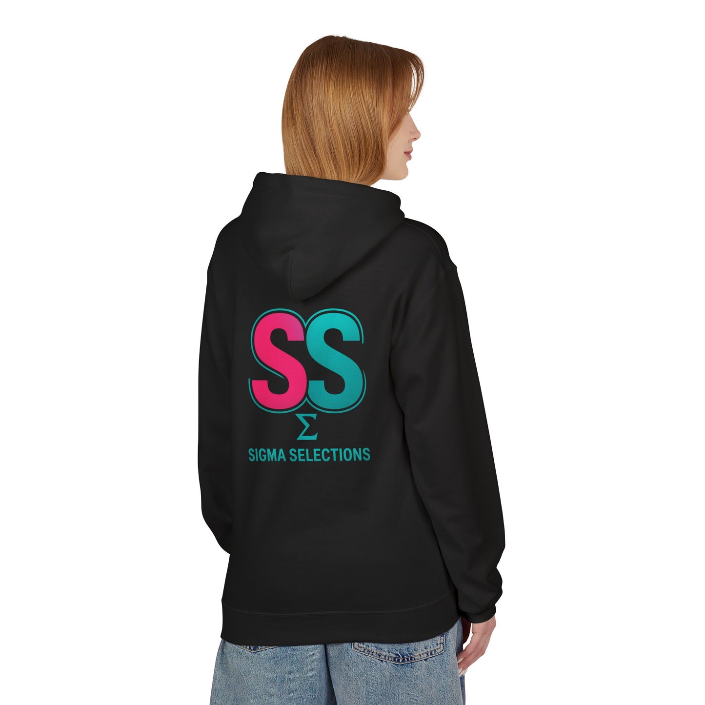 Girl Boss Hoodie  Sigma Selections Σ Neon Streetwear Edition (Gildan SF500)