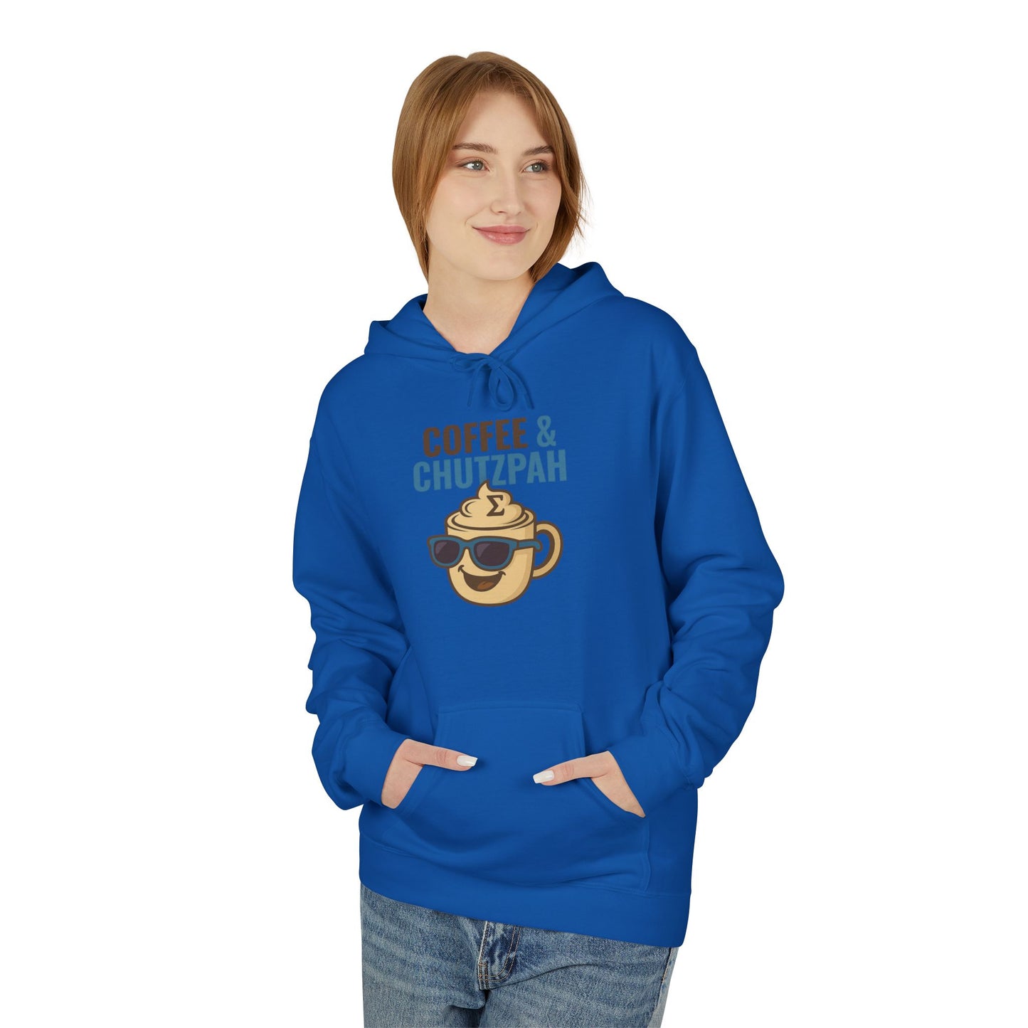 Coffee & Chutzpah Hoodie — Funny Chillwear for Bold Minds | Sigma Selections