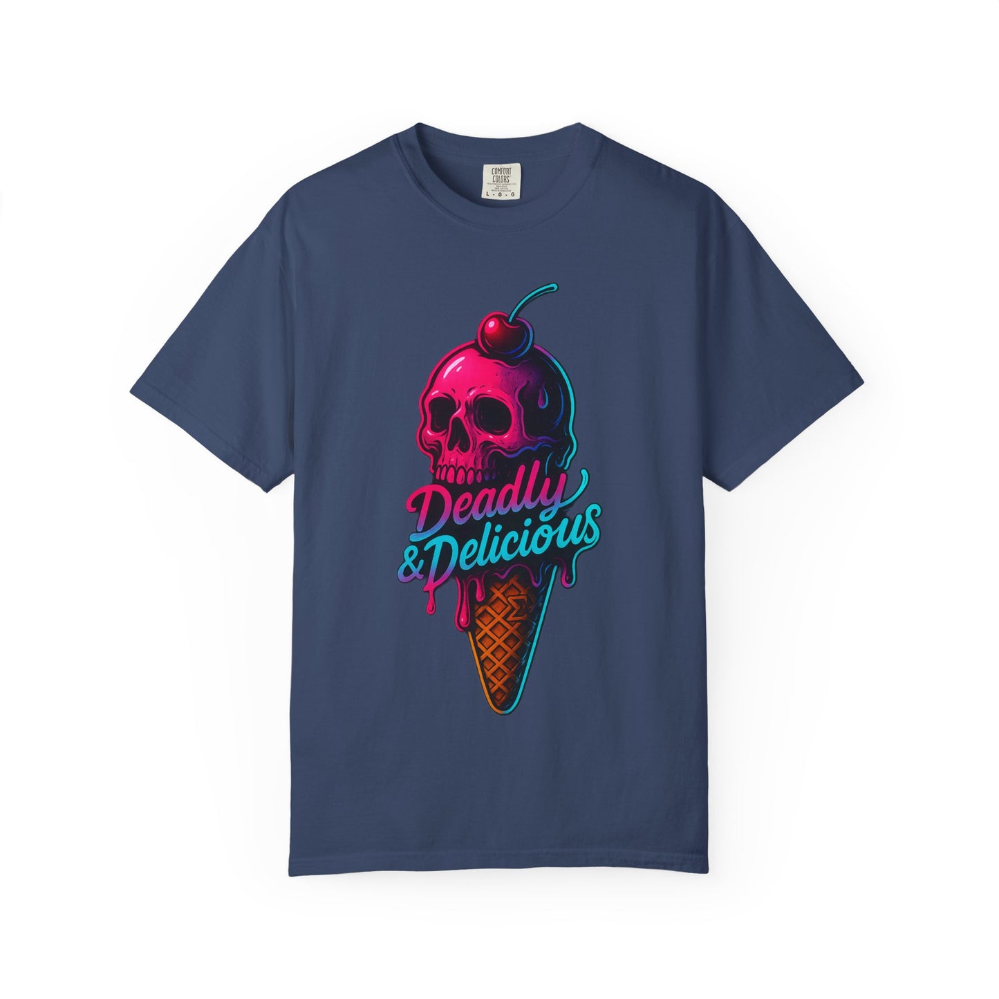 Deadly & Delicious Neon Skull Tee – Sigma Selections Limited