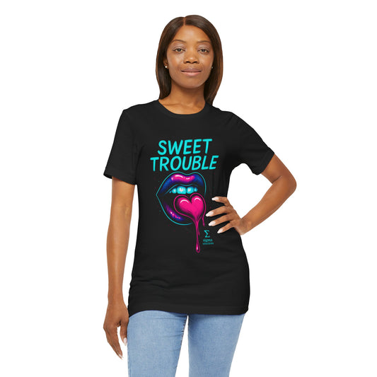 Sweet Trouble | Neon Glow Unisex Tee (Σ Sigma Reserve Edition)